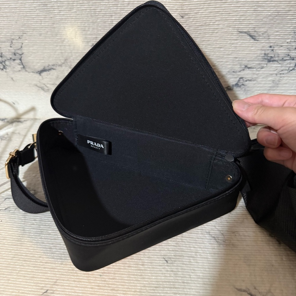 Prada Beauty Triangle Pouch Converted To Crossbody - Picture 7 of 11